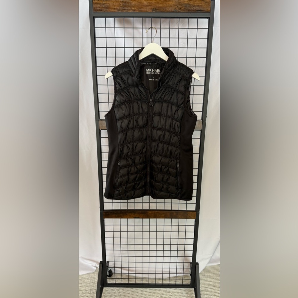 Michael Kore Black Puffer Vest